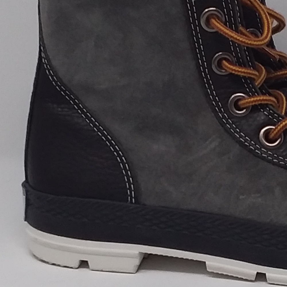 Converse Brown Leather Suede Unisex High Tops - Picture 8 of 12